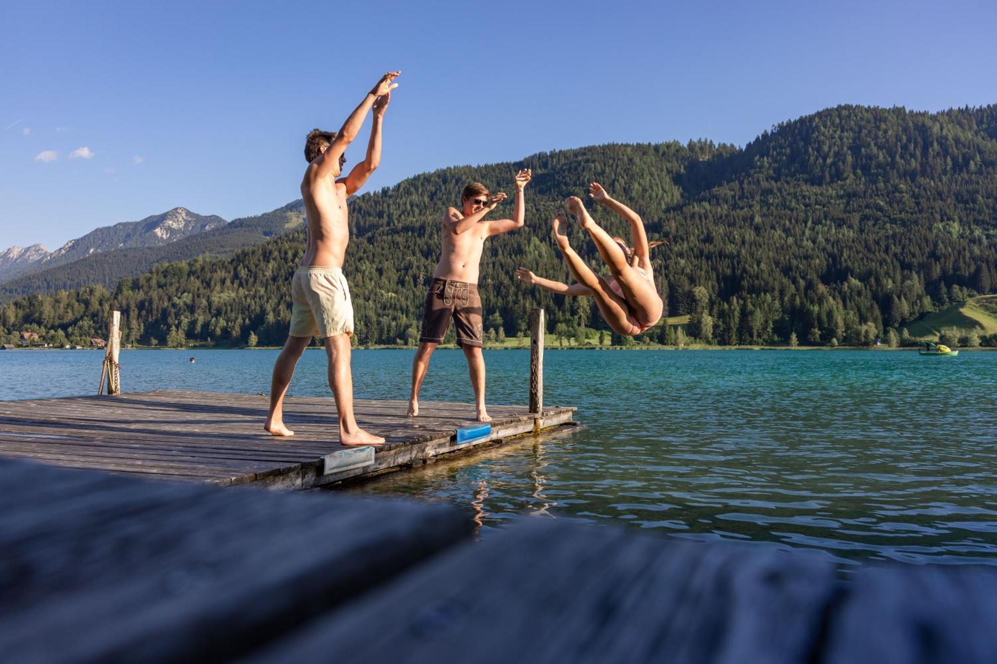 Ferienhof Hoffmann Hotel Weissensee Kültér fotó